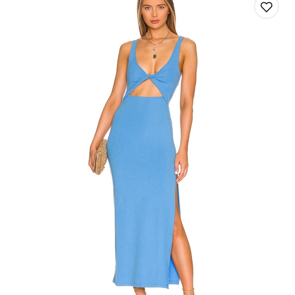 Revolve Nico Dress Blue Midi l*space